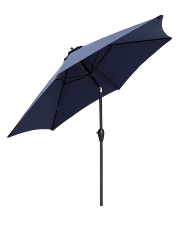 New Hampton Bay Midnight Blue 9ft Tilting Patio Umbrella For New Hampton Bay Midnight Blue 9ft Tilting Patio Umbrella For In Highland Ca Offerup