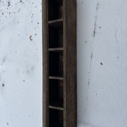 Vintage Wooden Tool Carrier Farmhouse Deco