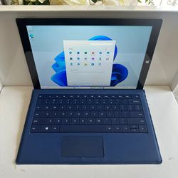 Microsoft Surface 3 Model 1631 Laptop Tablet 12” Intel i5 Gen 4GB RAM 128GB SSD Windows 11 & Office - $129