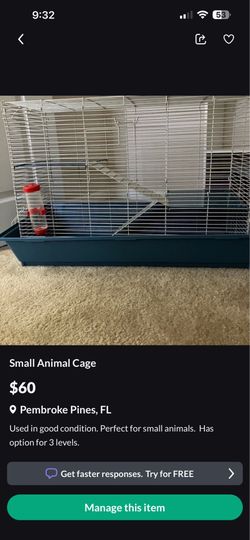 Large animal cage
