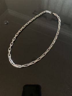 Stainless Steel Silver Men’s Silver chain
