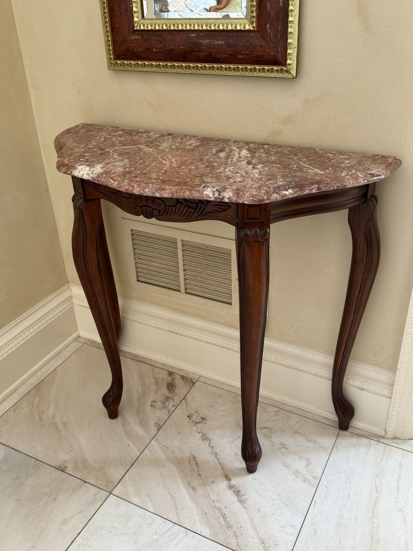 Marble Console Table - Perfect For Foyer