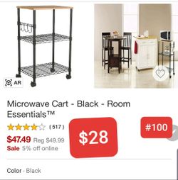 Microwave cart