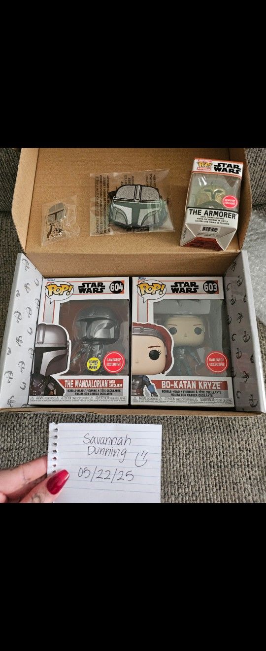 Mandalorian Funko Pop Boxes!
