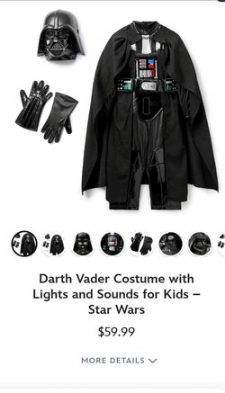 Darth Vader Costume Size 7/8