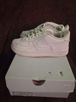 Nike Air force 1 low white size 5y