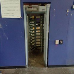 Walk Threw Metal Detector & Security Turnstyle