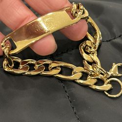 gold plated bracelet