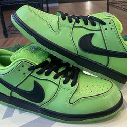 Nike SB Dunk Low The Powerpuff Girls Buttercup Size 11 VNDS Pre-Owned OG ALL! 100% AUTHENTIC!