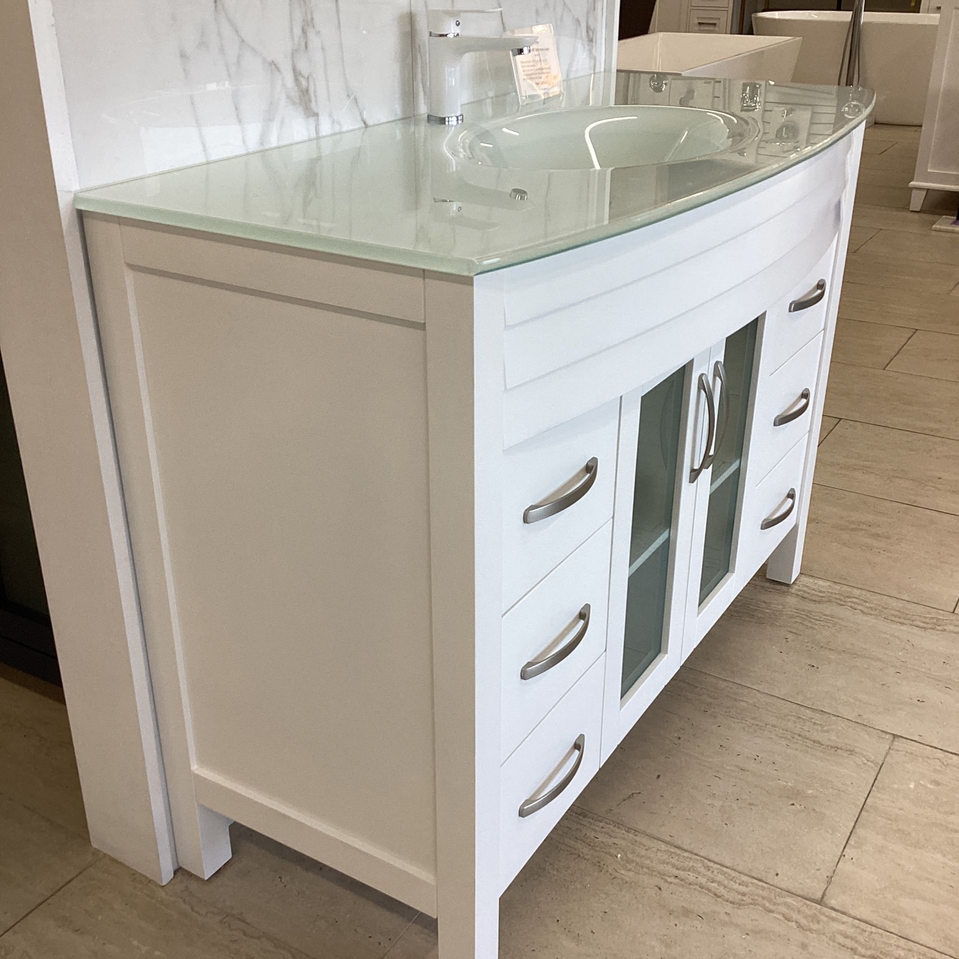 Royal Juno 48” Solid Wood Cabinets Soft Close Doors Available In Our Showroom Today!!!!