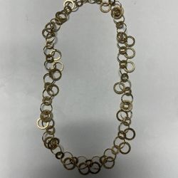 14 Karat Gold Circle Link Chain