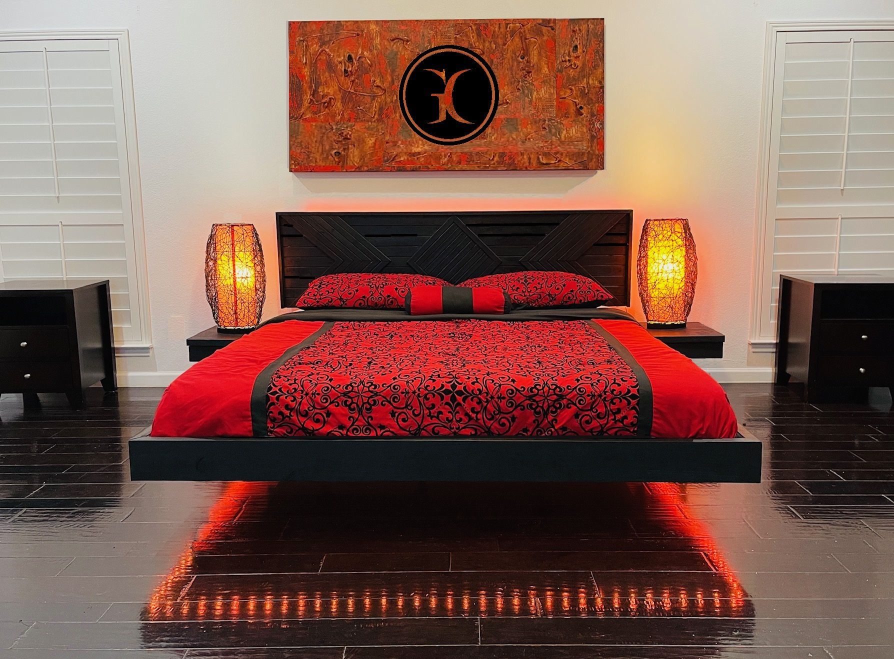 Floating Platform Bed