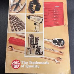 1981 MAC Tools Catalog Book 