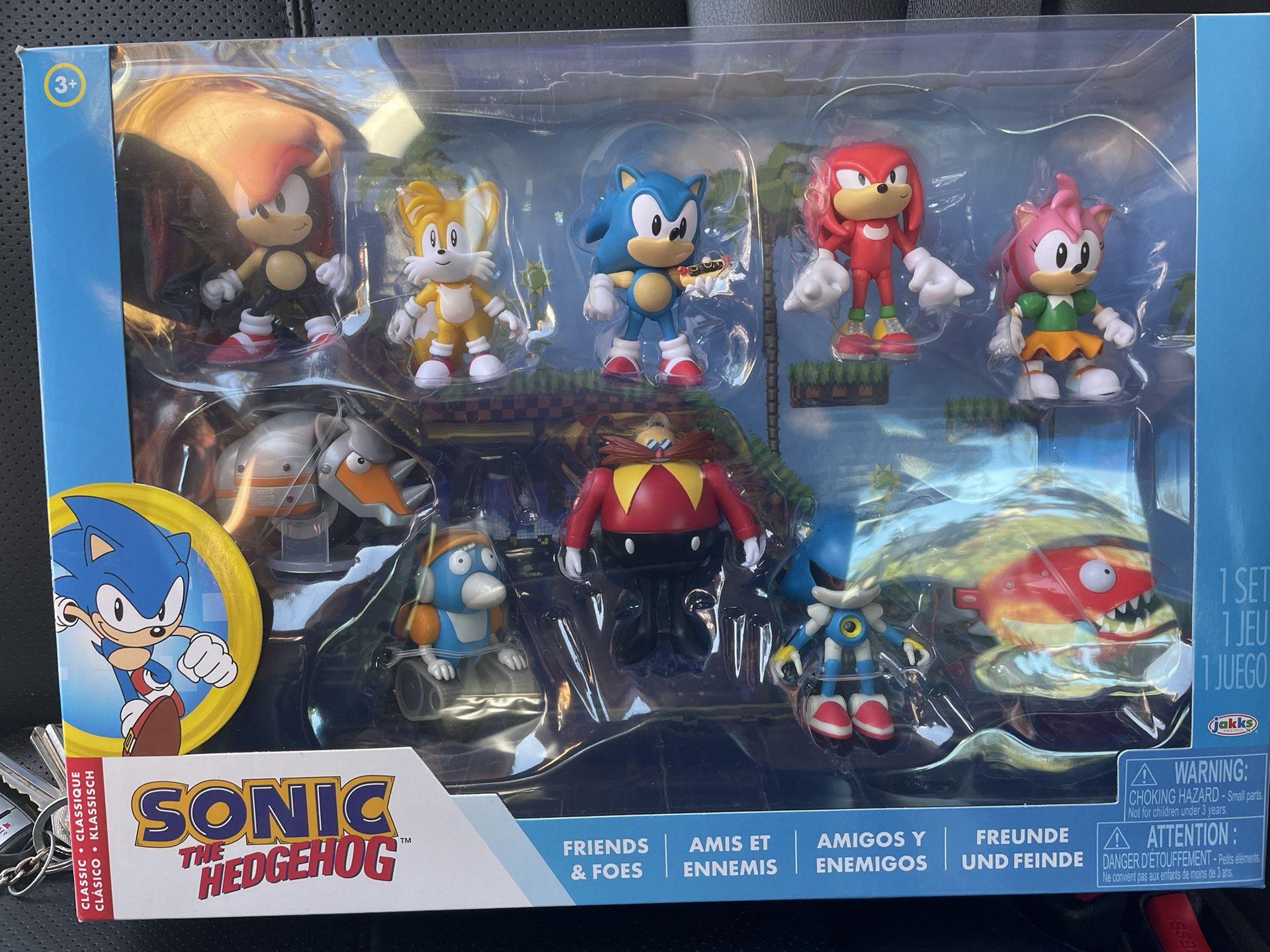 Sonic the Hedgehog Classic Friends & Foes Figure 10-Pack