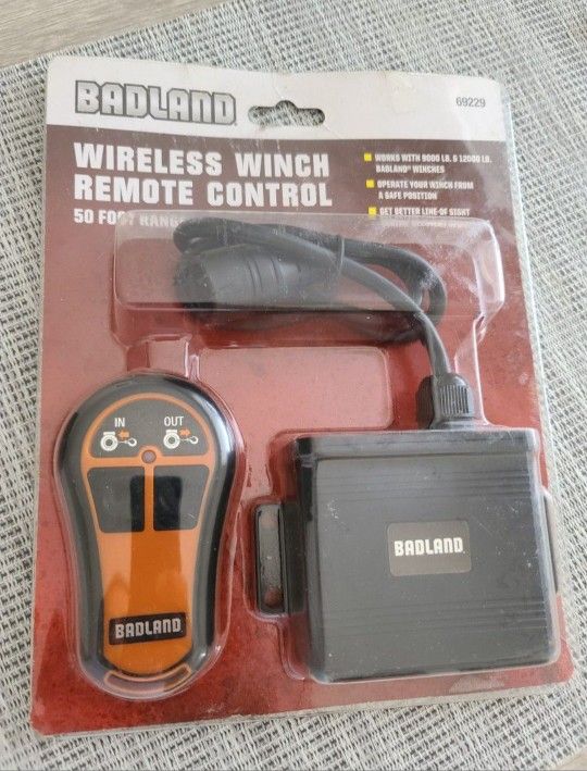 Badland wireless winch remote control
