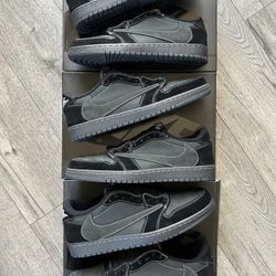 Jordan 1 Low OG SP Travis Scott Black Phantom
