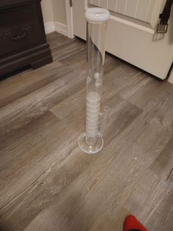 Clear Glass Textured Tall multi honeycomb percolater