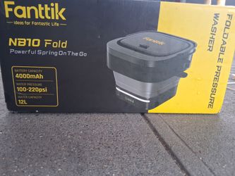 Brand new Fanttik NB10 foldable pressure washer
