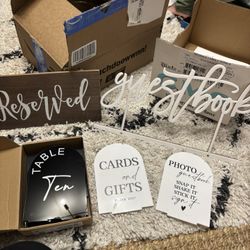 Wedding Signs