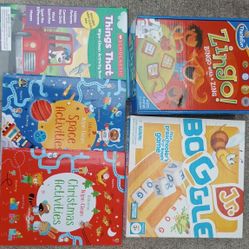 Preschool/Kinder Games and Dry Erase Books