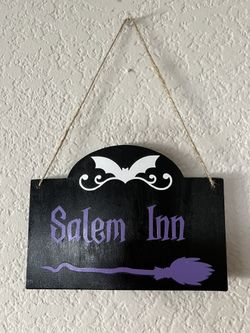 Halloween Salem Witch Sign