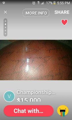 Championship game football.