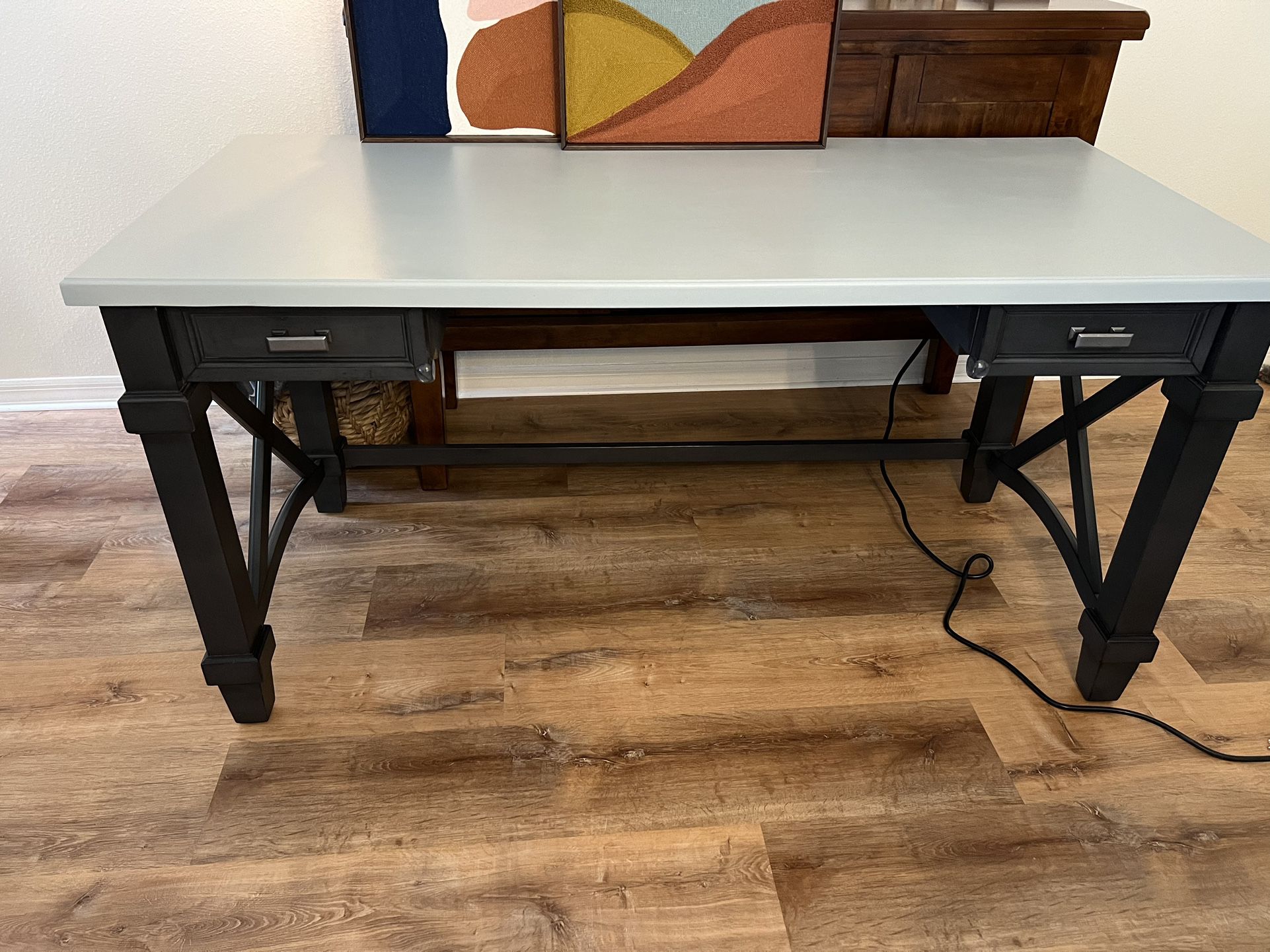 Stylish Solid Wood Desk from Costco