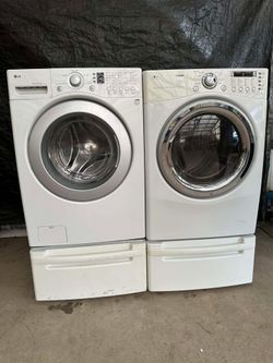 LG washer and gas dryer