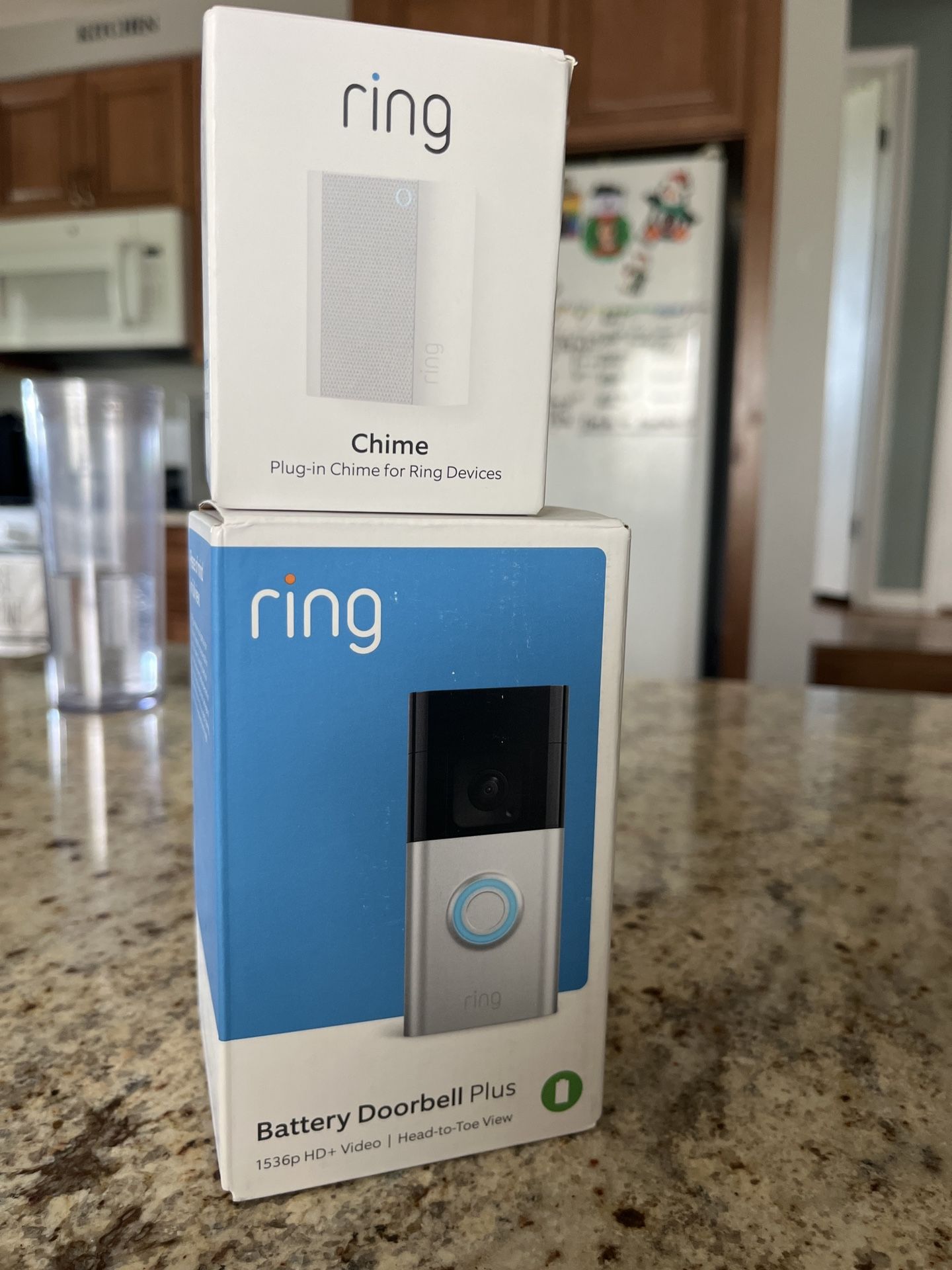 RING Doorbell, RING Chime Bundle