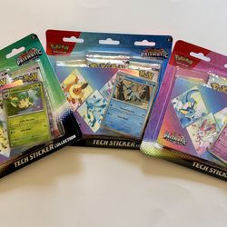 Pokémon TCG Prismatic Evolutions Tech Sticker Collection (9 Booster Packs)