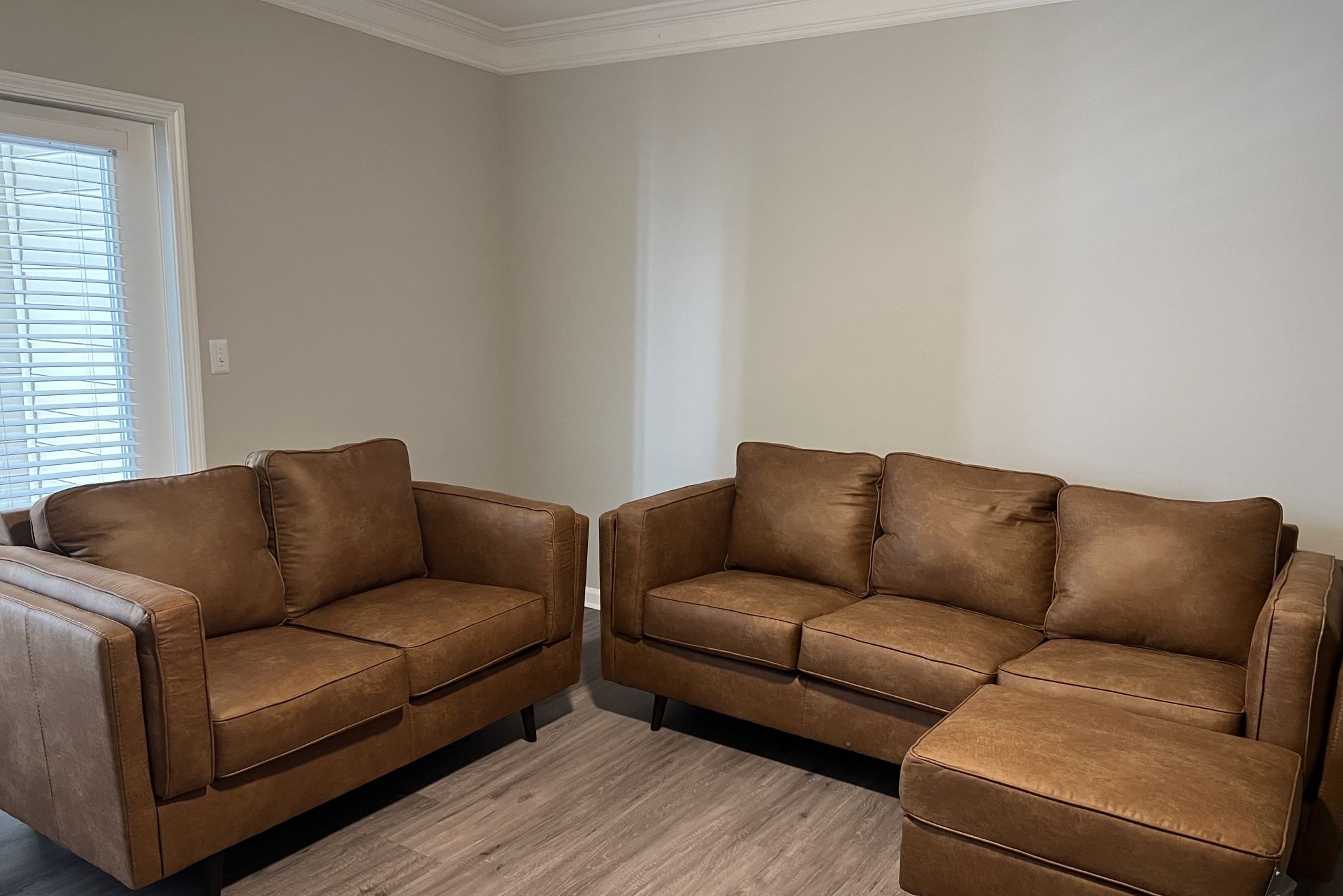 Sofa, Loveseat, and Ottoman 