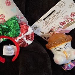 Disney 6 Sketchbook Ornaments -$25 EACH -More In Profile 🎄