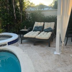 Patio Rattan Lounge / Daybed