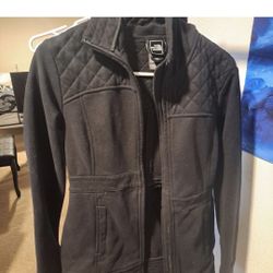Women's The North Face Black Hooded Jacket (Small)
