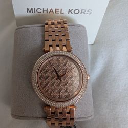 Rose Gold Michael Kors Watch 