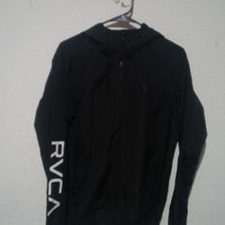 Rcva Windbreaker Jacket With Hoodie