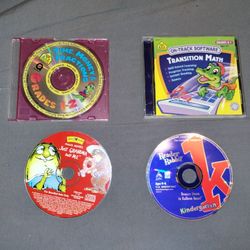 Learning Cd's For Math & Reading Age 4 To 6