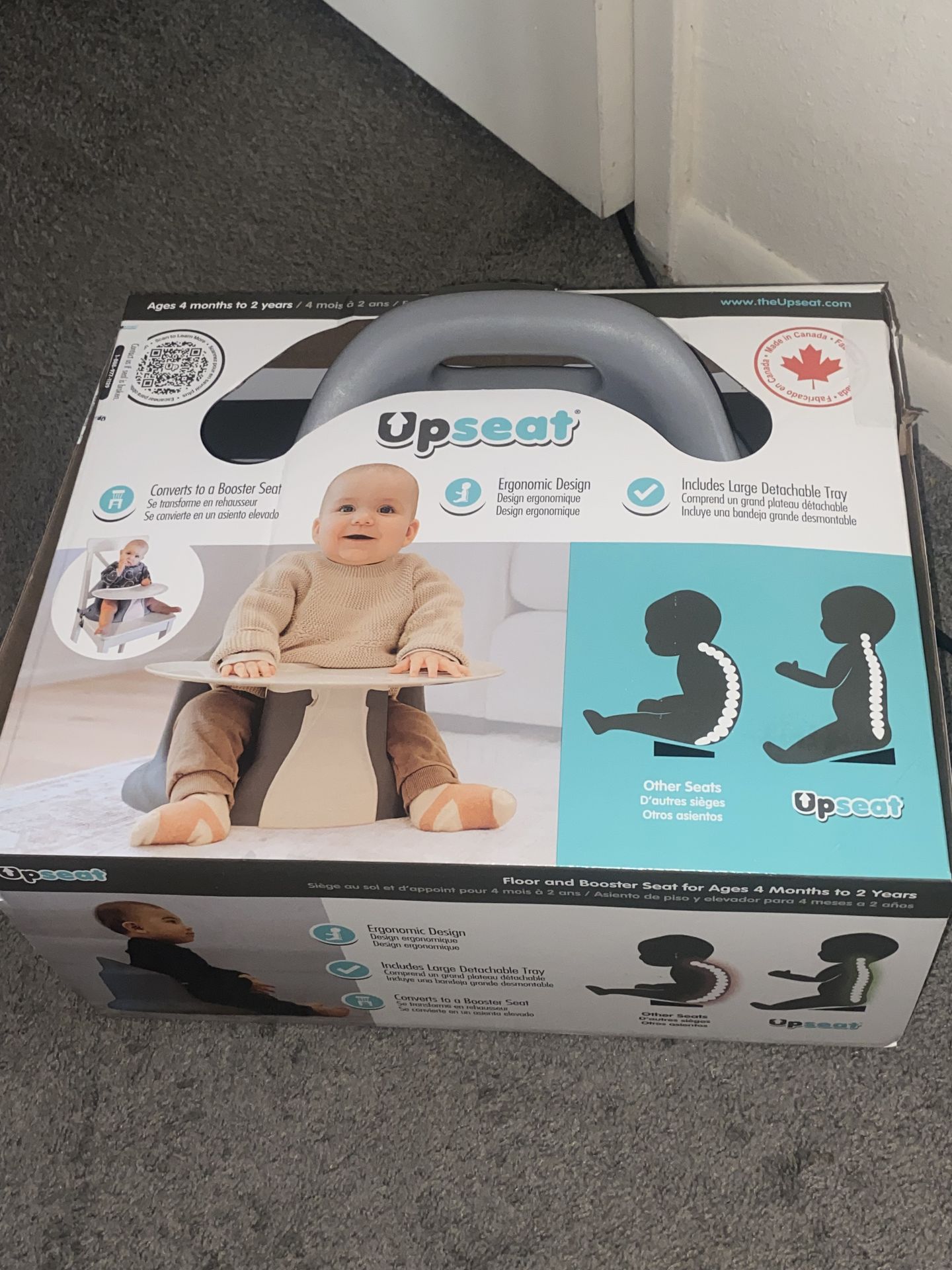 Upseat baby chair