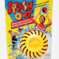 Splash Out, Time Out Splash Water Toy, Action Game, Galoob (Retro 1994), Ages 8+
