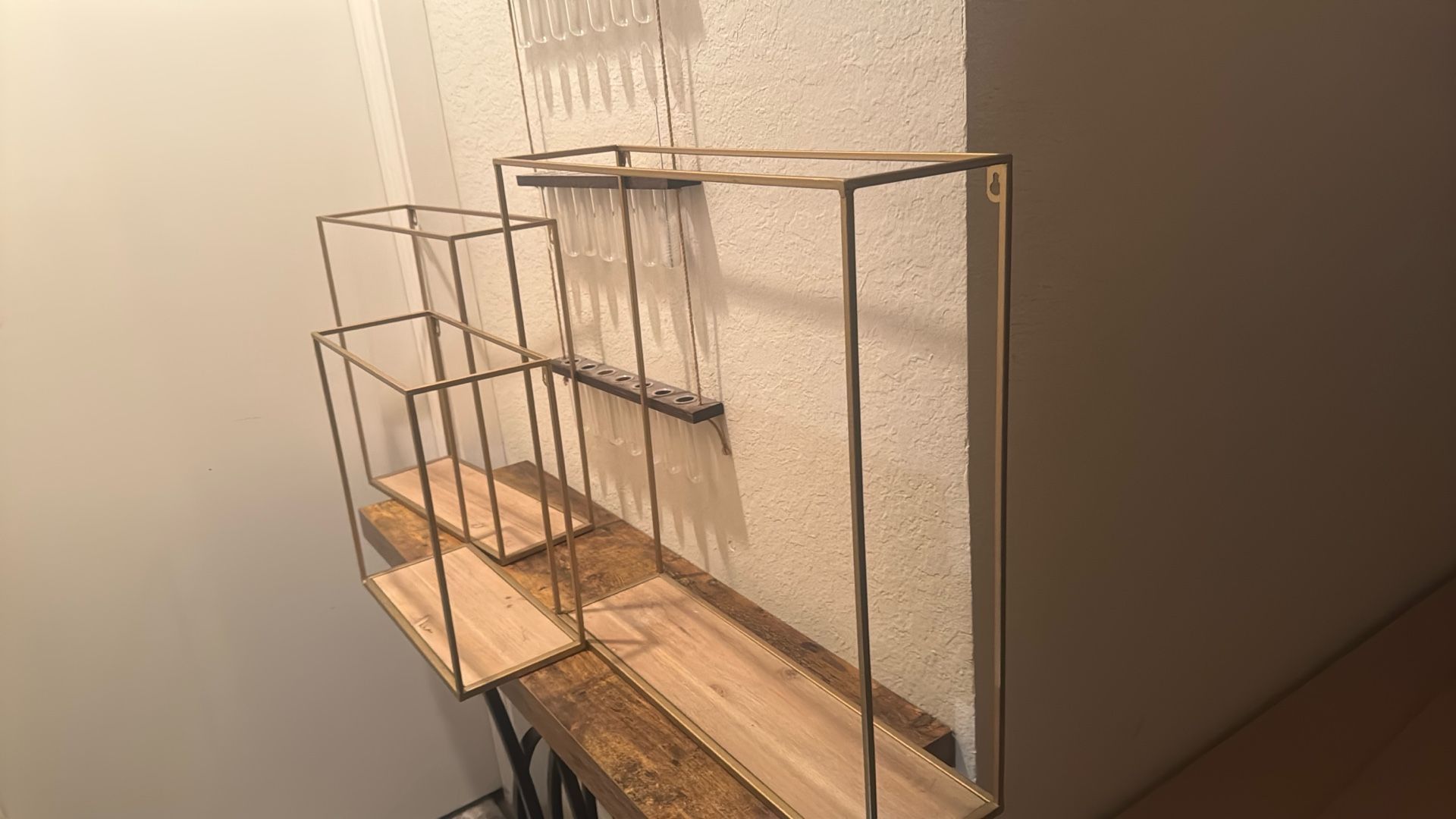 Floating Square Wall Shelves (set Of 3)