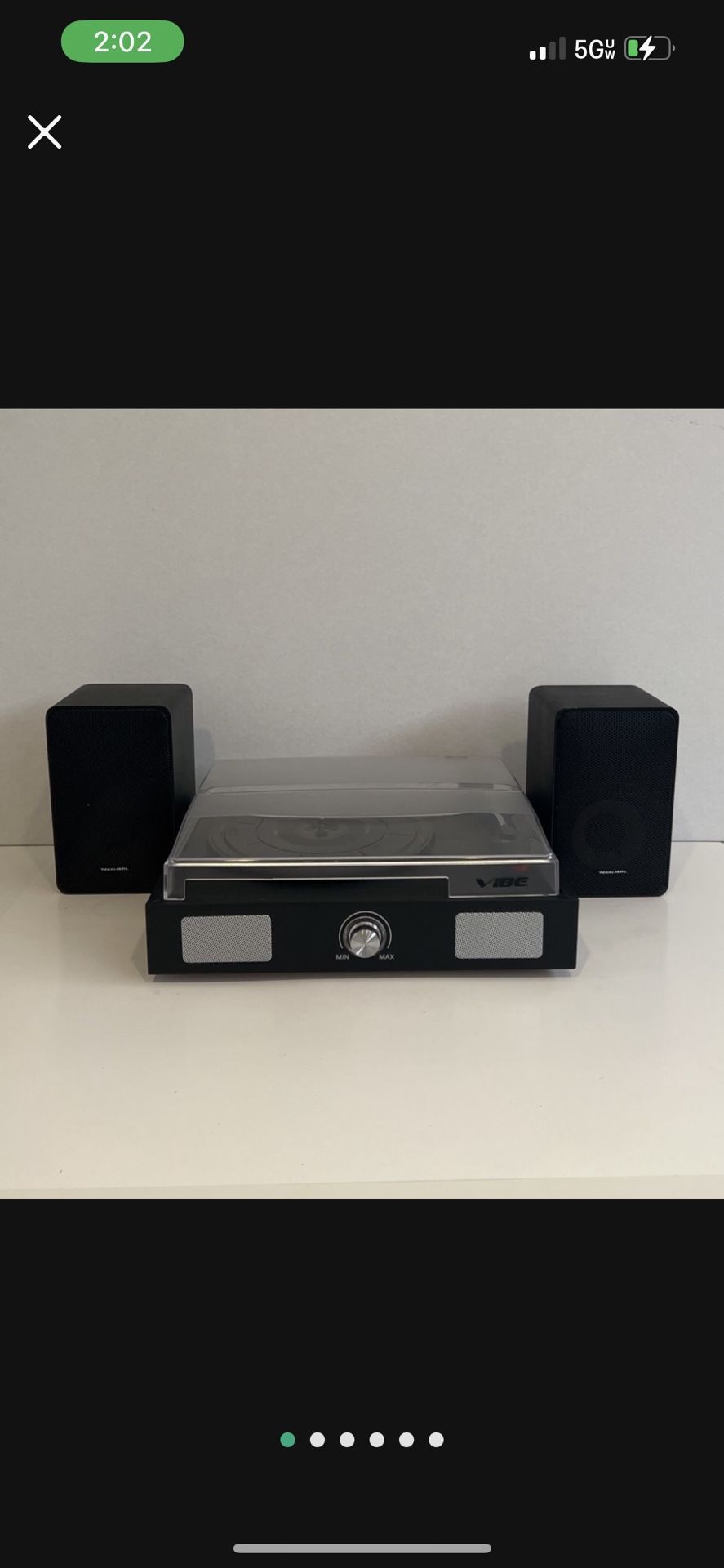 Realistic Bookshelf Speaker Set + Vibe Usb Turntable for Sale in