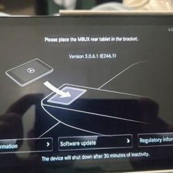 Sm T-260 Samsung Tablet (MBUX REAR CONTROL PANEL FOR MERCEDES)