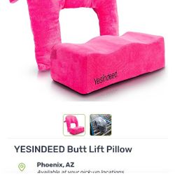 YESINDEED Brazilian Butt Lift Pillow + Back Support – Dr. Approved BBL Foam Pillow Set with Carry Bag, Comfortable & Firm Recovery Cushion