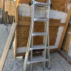 Gorilla Ladders 22 ft  Reach MPXW Aluminum Multi-Position Ladder  375 lb  read more información  brand  new ladder  no tax  retail $335  here only $25