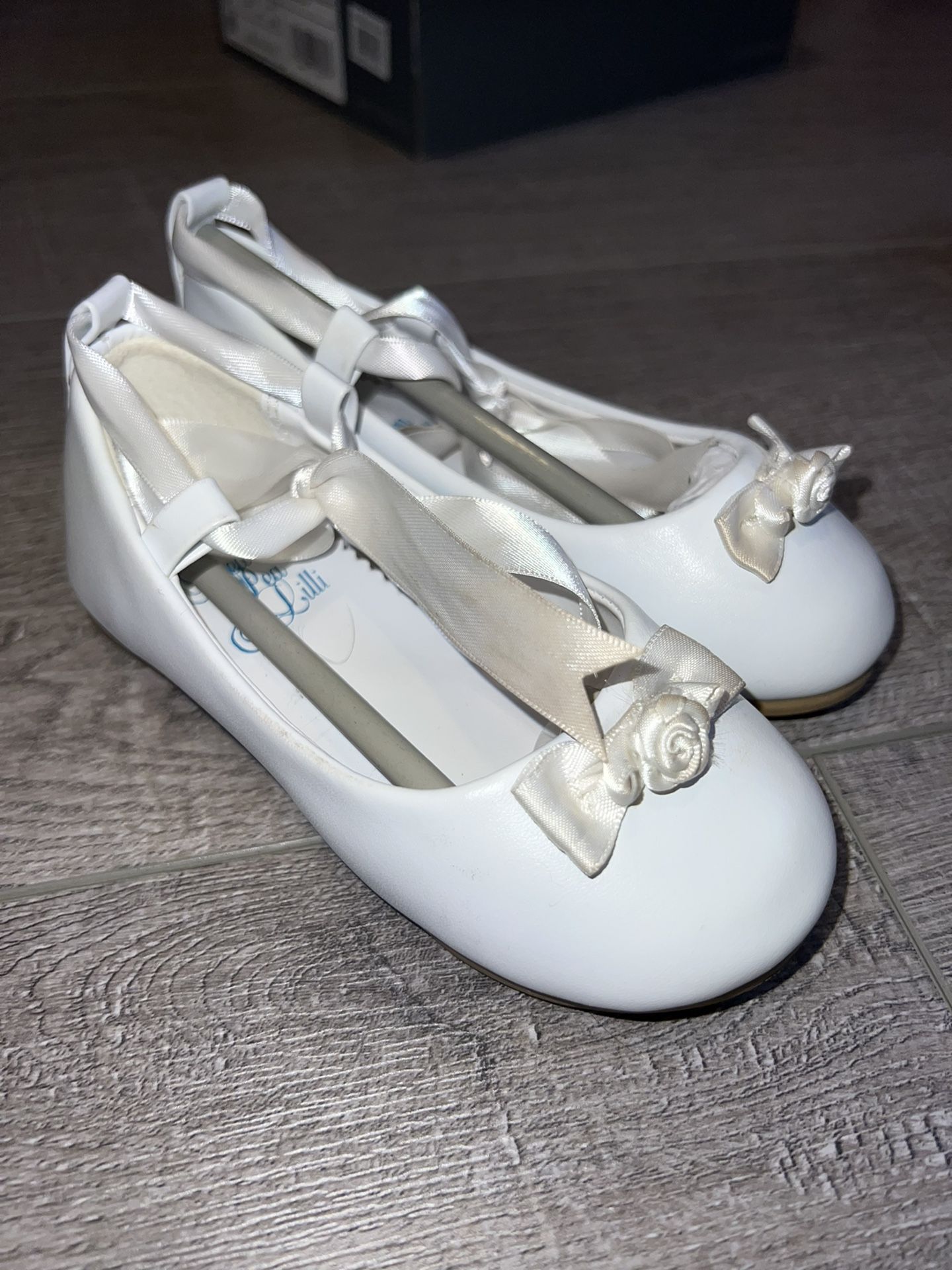 Toddler White Ballerina Shoes