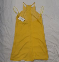 Mini yellow dress
