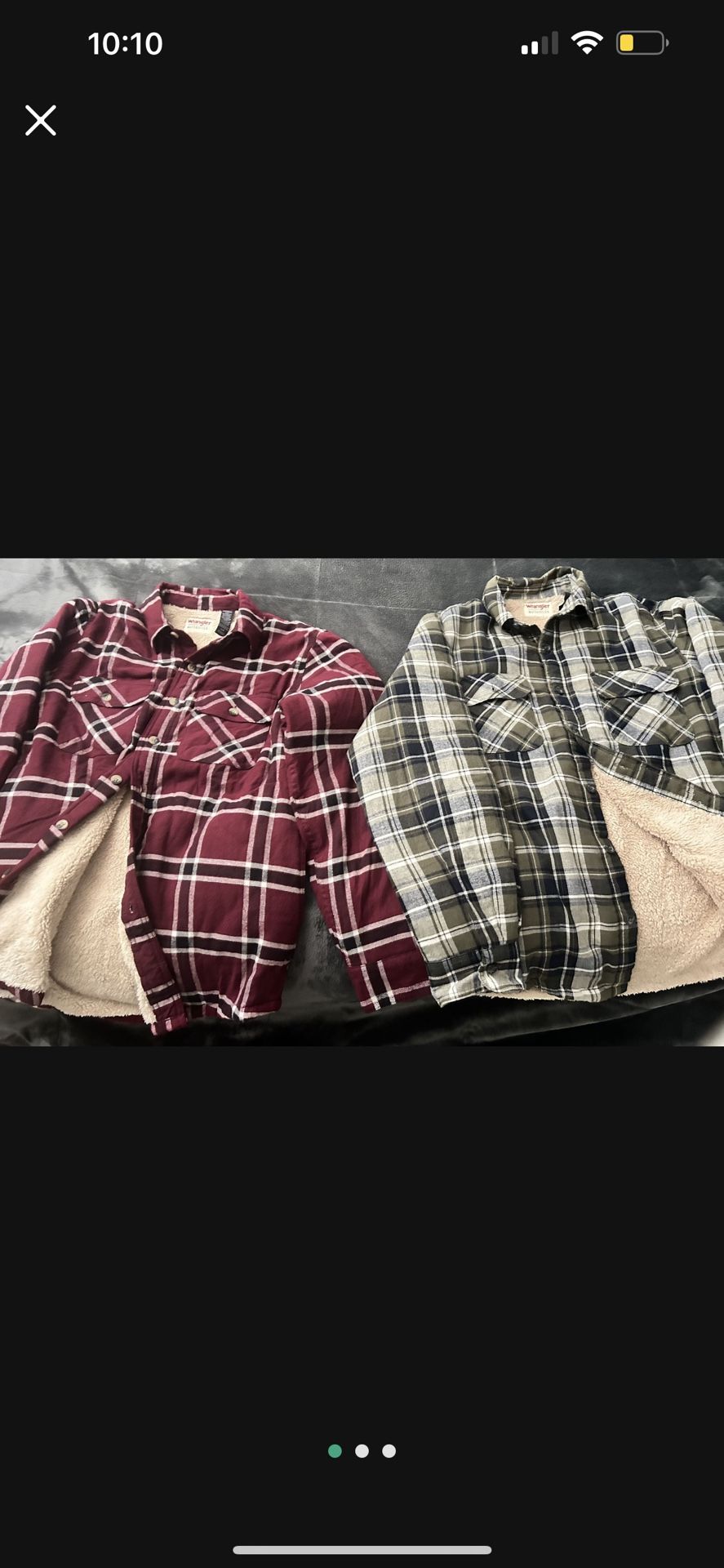 Wrangler Sherpa Jacket Small Size $14 Each Or Both For $20
