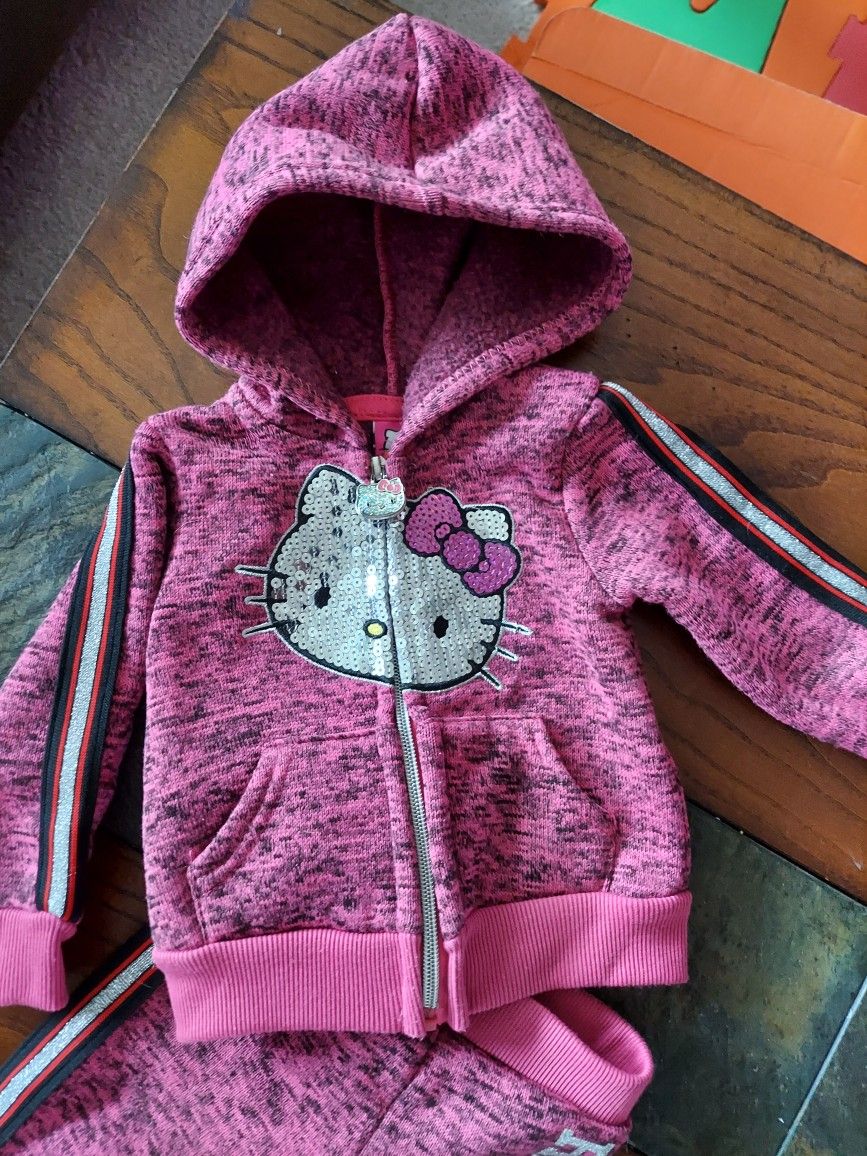 Hello Kitty 12 Month Sweat Outfit 2 Piece 