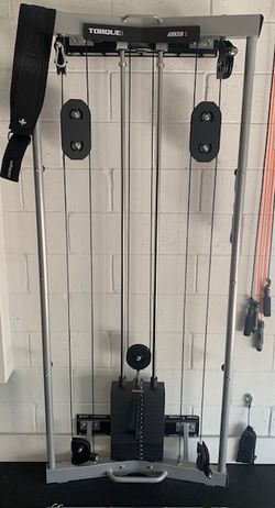Anker Slim Wall Mount Cable Gym with Attachments