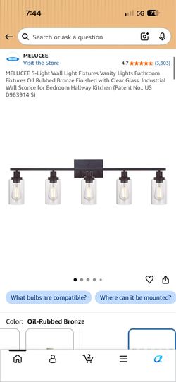 light fixture 5 lights